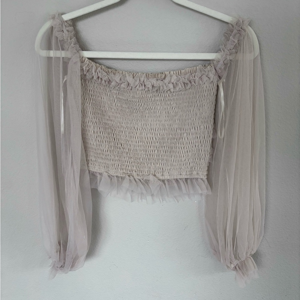 MABLE Beige Top - Picture 3 of 4